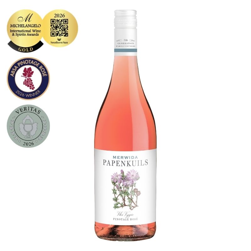 ABSA Pinotage Rosé 2026, best rosé, buy rosé wine online, Merwida, Papenkuils, Pinotage, best value for money wines online, Michelangelo Awards 2026, Veritas Awards 2026